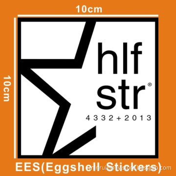 Security Sticker Destructible Eggshell Sheet 